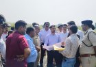 डीसी ने कांडी में बांई नहर निर्माण कार्य का किया निरीक्षण, दिये कई निर्देश
