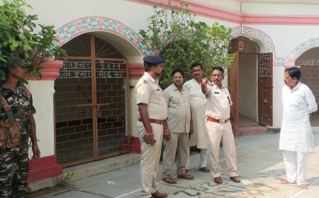 एसडीपीओ ने थाना प्रभारी के साथ श्री बंशीधर सूर्यमंदिर स्थित छठ घाट का किया निरीक्षण, दिये कई निर्देश