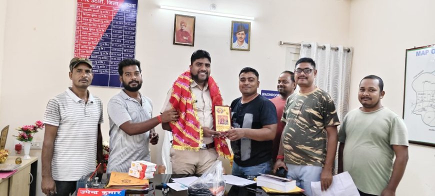 क्षेत्र में शांति व्यवस्था बनाये रखना पुलिस की प्राथमिक जिम्मेदारी : थाना प्रभारी