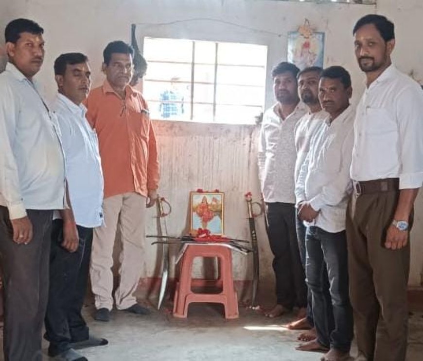 शिव मंदिर में मना शताब्दी वर्ष विजयादशमी उत्सव