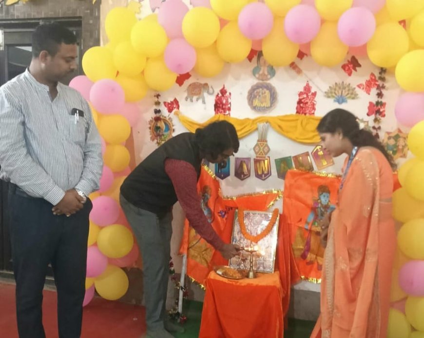 एमके इंटरनेशनल स्कूल में धूमधाम के साथ हर्षोल्लास से मनाया गया दीपावली