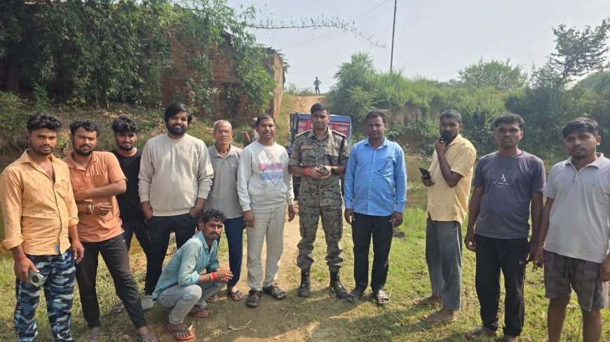 थाना प्रभारी ने किया विभिन्न छठ घाट का निरीक्षण