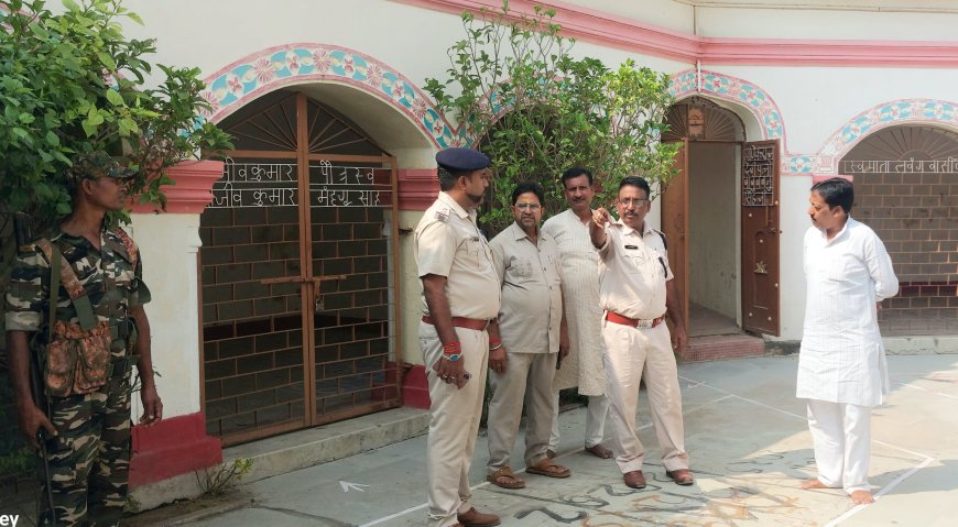 एसडीपीओ ने थाना प्रभारी के साथ श्री बंशीधर सूर्यमंदिर स्थित छठ घाट का किया निरीक्षण, दिये कई निर्देश