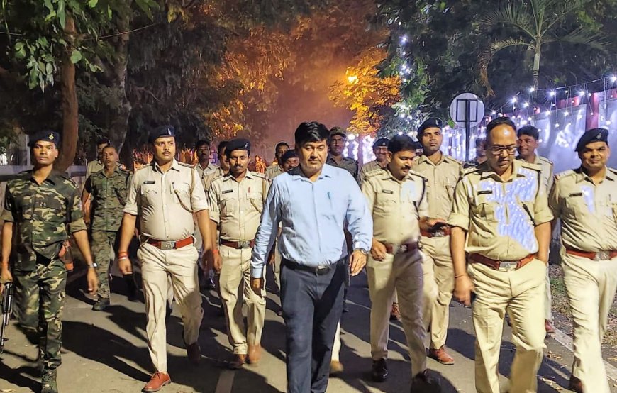 गढ़वा जेल में देर रात तक चली औचक छापेमारी, सुरक्षा और अनुशासन की हुई गहनता से जांच