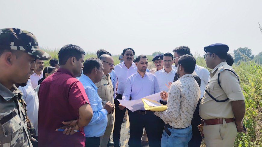 डीसी ने कांडी में बांई नहर निर्माण कार्य का किया निरीक्षण, दिये कई निर्देश