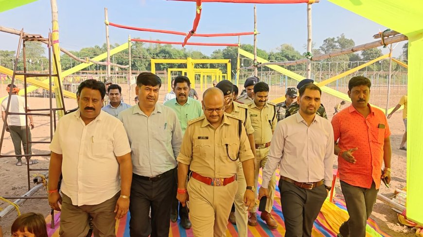 छठ पूजा तैयारियों का निरीक्षण, डीसी व एसपी ने घाटों का लिया जायजा