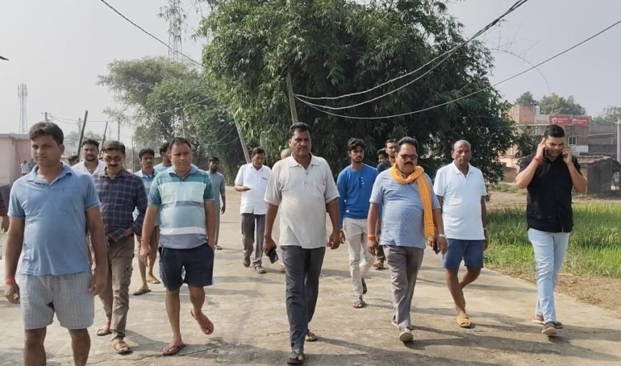 थाना प्रभारी ने छठ घाटों का किया निरीक्षण