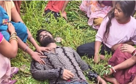 खेत में मिला युवक का शव, जांच में जुटी पुलिस