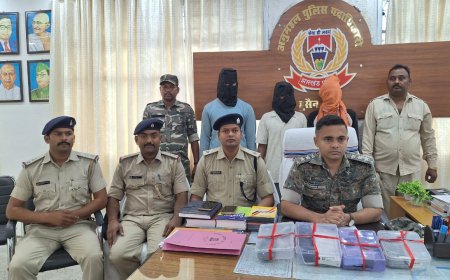 रंगदारी गैंग के तीन आरोपित गिरफ्तार, एक फरार