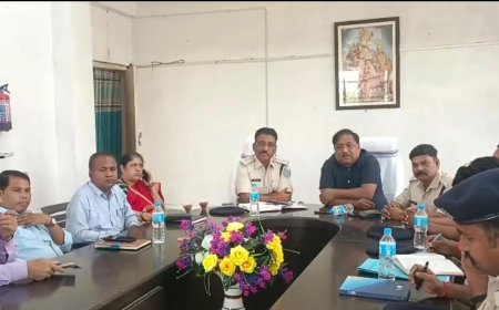 एसडीओ एसडीपीओ ने प्रशासनिक एवं पुलिस अफसरों के साथ बैठक
