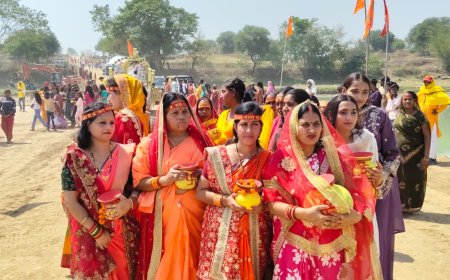कलश यात्रा के साथ श्री लक्ष्मी नारायण महायज्ञ प्रारंभ