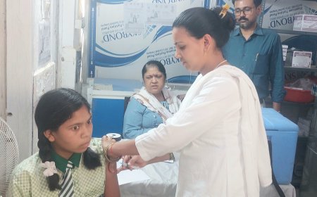 अनुमंडल अस्पताल में एचपीभी टीकाकरण का हुआ शुभारंभ