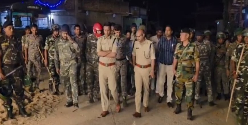 गढ़वा में महाष्टमी के जुलूस पर पथराव, 19 गिरफ्तार, थाना प्रभारी लाइन हाजिर