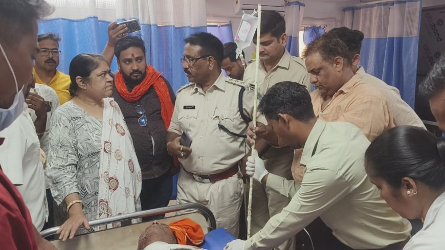 अज्ञात अपराधी ने दिनदहाड़े दुकान में घुसकर युवक को मारी गोली, रेफर