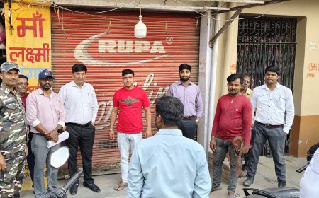 गैस सिलेंडर की कालाबाजारी में व्यवसायी गिरफ्तार, दुकान पर ताला