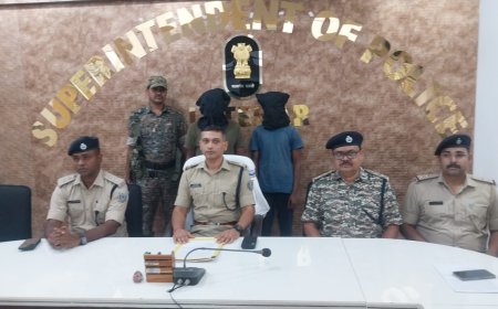 लातेहार में पांच लाख के इनामी सहित दो नक्सली गिरफ्तार