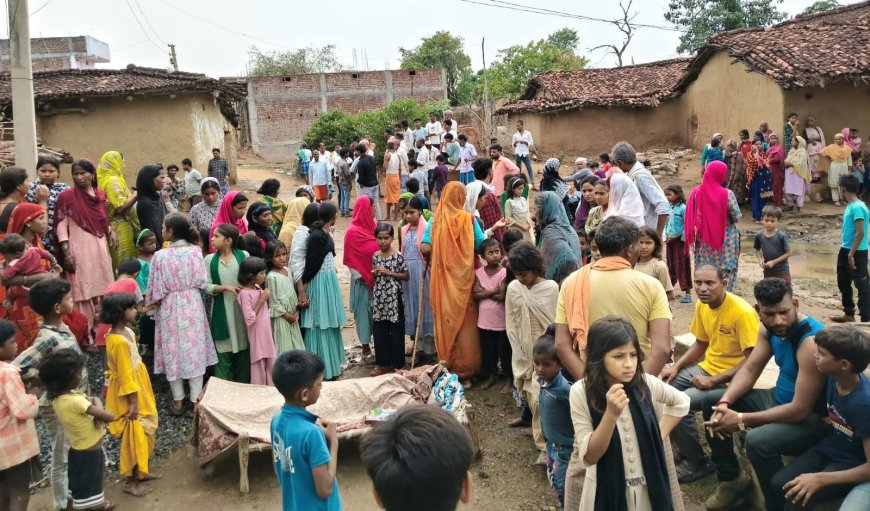 नावा बाजार के सोहदाग में हुई वज्रपात से एक महिला की मौत, तीन घायल