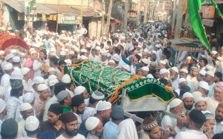 पलामू में एक साथ उठे पांच जनाजे, सैकड़ों लोगों ने दिया कंधा