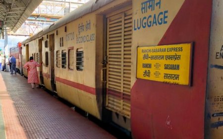 रांची–सासाराम इंटरसिटी सहित कई ट्रेनें रद्द, कई का बदला मार्ग