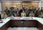 लातेहार में 20 लाख का इनामी माओवादी रविंद्र गंझू गिरफ्तार, एके-56 समेत भारी मात्रा में हथियार बरामद