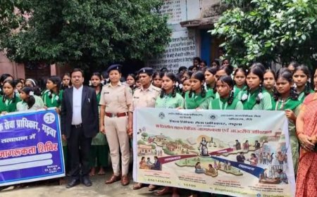 कस्तूरबा विद्यालय में चलाया गया जागरूकता अभियान