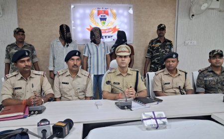 गार्ड हत्या मामले में शूटर सहित तीन अपराधी गिरफ्तार, देसी कट्टा बरामद