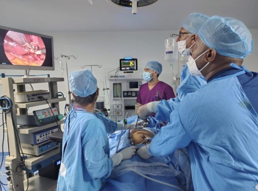 परमेश्वरी मेडिकल सेंटर में लिवर हाइडेटिड सिस्ट की दो सफल लैप्रोस्कोपिक सर्जरी