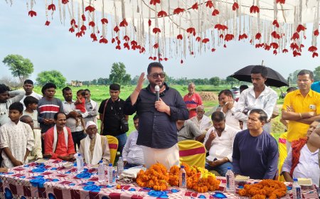 झामुमो के युवा नेता दीपक प्रताप ने कर्णपुरा एवं रोहिला में की जनसभा
