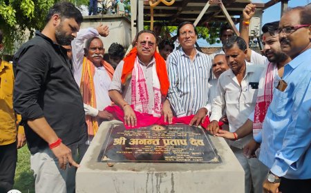 20 लाख की लागत से विष्णु मंदिर छठ घाट का होगा सौंदर्यीकरण