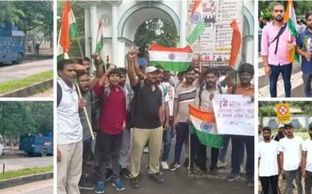 जेपीएससी-जेएसएससी परीक्षा में कथित अनियमितता के खिलाफ छात्रों का विधानसभा घेराव