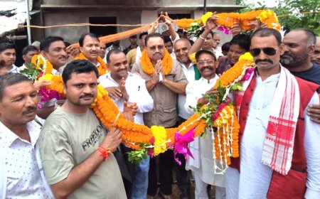 विधायक अनंत ने साढ़े 51 लाख की लागत से बनने वाले पीसीसी पथ व नाली का किया शिलान्यास