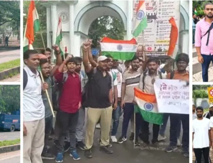 जेपीएससी-जेएसएससी परीक्षा में कथित अनियमितता के खिलाफ छात्रों का विधानसभा घेराव