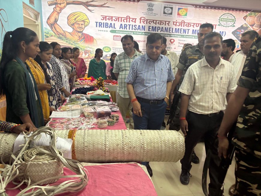 जनजातीय शिल्पकारों को मिलेगा बाजार और आजीविका का बेहतर अवसर