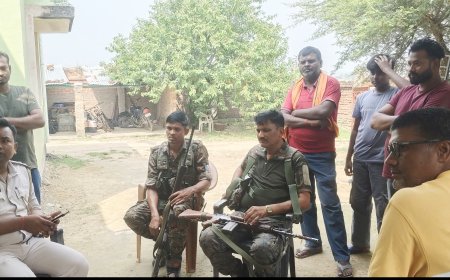 हाईवे के बगल में स्थित बृजलाल राम के घर में दिनदहाड़े डकैती
