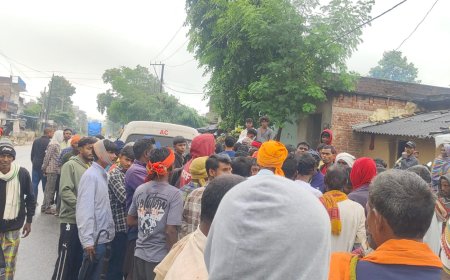 गुजरात से छठ की खुशियां बांटने घर लौट रहे पुटेश्वर की ट्रेन में हुई संदिग्ध मौत, शव पहुंचा घर