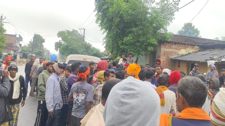 गुजरात से छठ की खुशियां बांटने घर लौट रहे पुटेश्वर की ट्रेन में हुई संदिग्ध मौत, शव पहुंचा घर